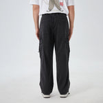 Washed Jeans Street Look Pants for Men Image