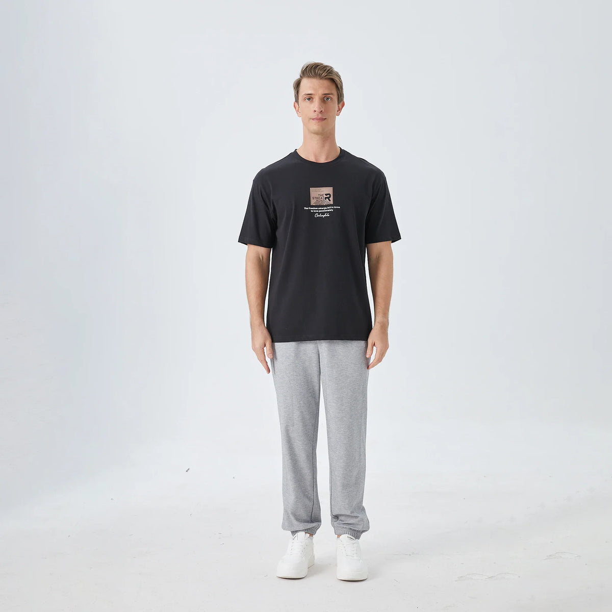 Printed Street Look T.Shirt for Men Image