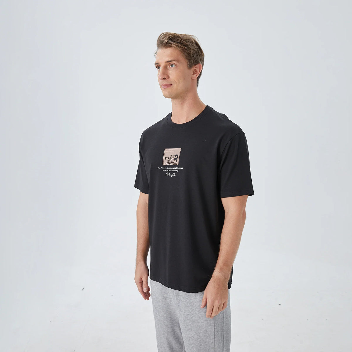 Printed Street Look T.Shirt for Men Image