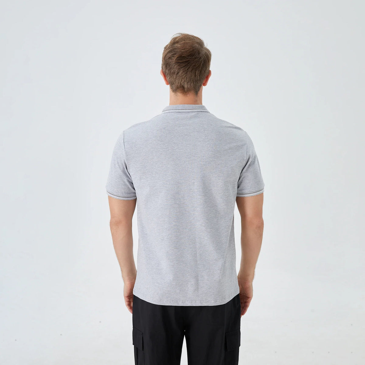 Badge Street Look Polo Shirt for Men Image