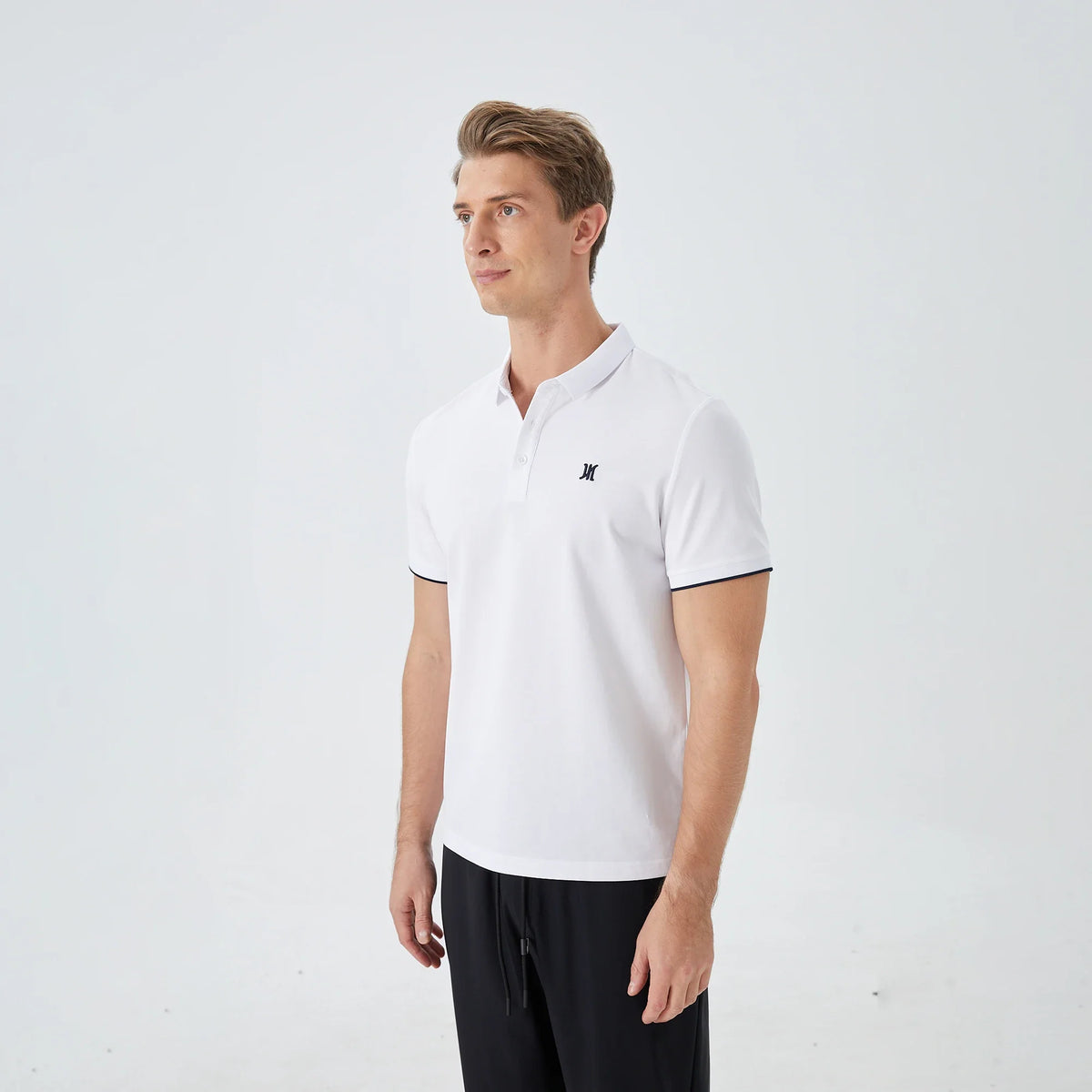 Embroidery Street Look Polo Shirt for Men Image