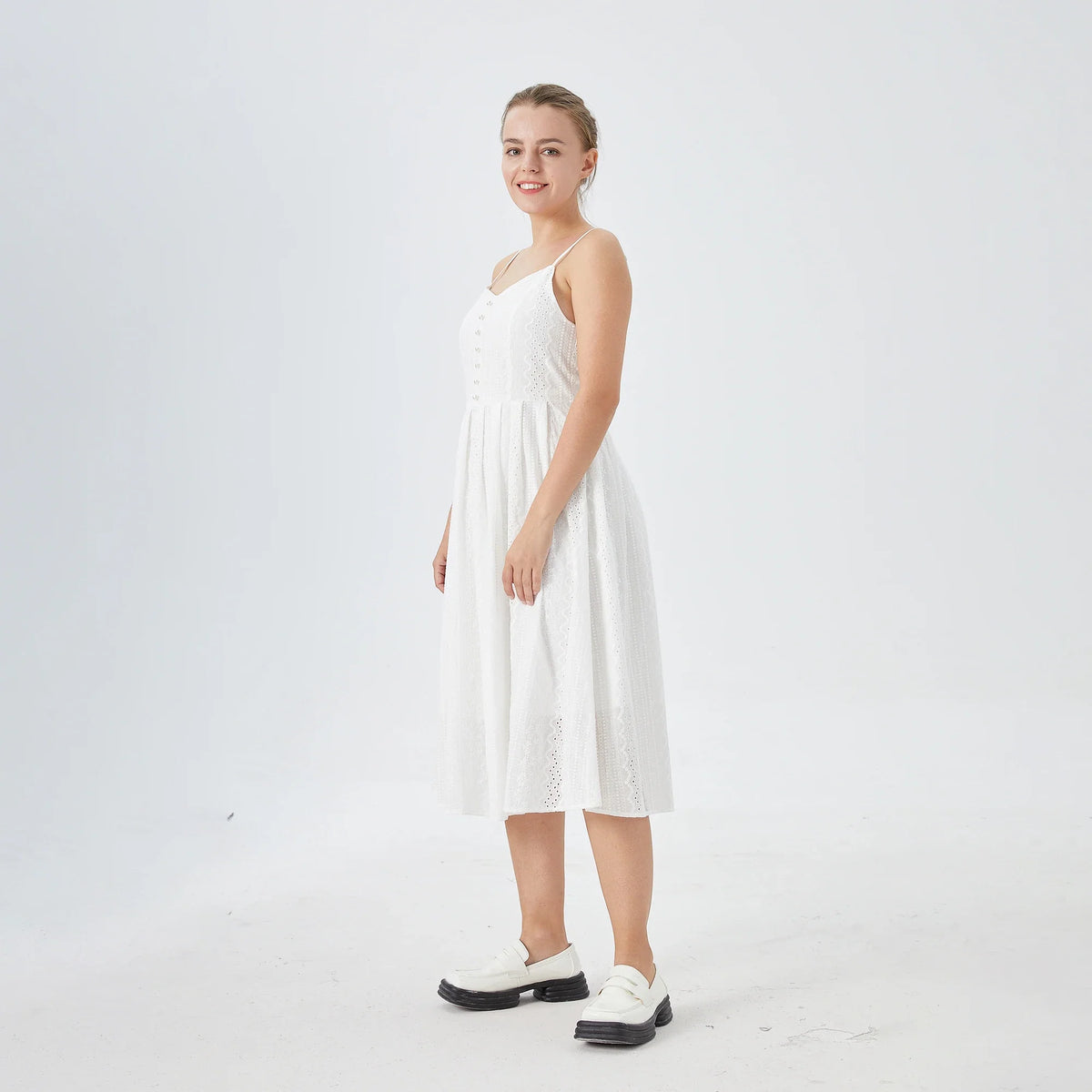 Embroidery Street Look Dress for Women Image