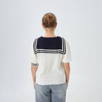 Color Blocked Street Look Sweater for Women Image