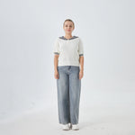 Color Blocked Street Look Sweater for Women Image