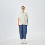 Washed Jeans Street Look Pants for Women Image