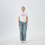 Washed Jeans Street Look Pants for Women Image