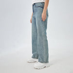 Washed Jeans Street Look Pants for Women Image