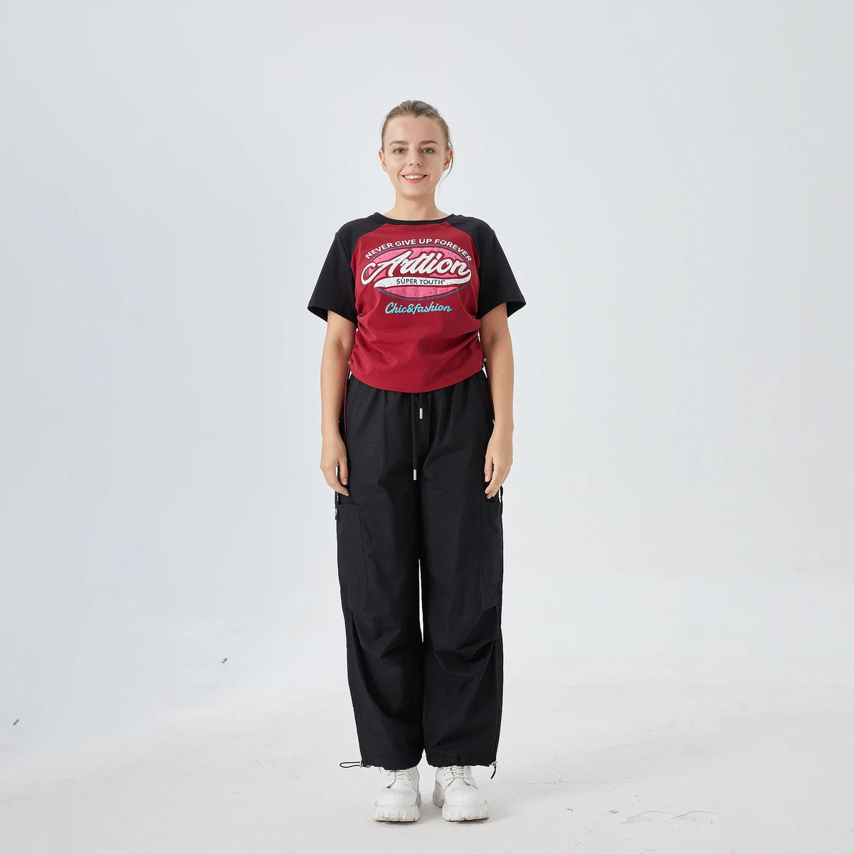 Badge Street Look Pants for Women Image