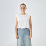 White Plain Street Look T.Shirt for Women Image