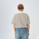 Striped Street Look Polo Shirt for Women Image