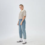 Striped Street Look Polo Shirt for Women Image