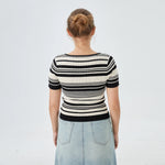 Striped Street Look Sweater for Women Image
