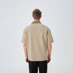 Color Blocked Street Look Polo Shirt for Men Image