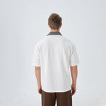 Color Blocked Street Look Polo Shirt for Men Image