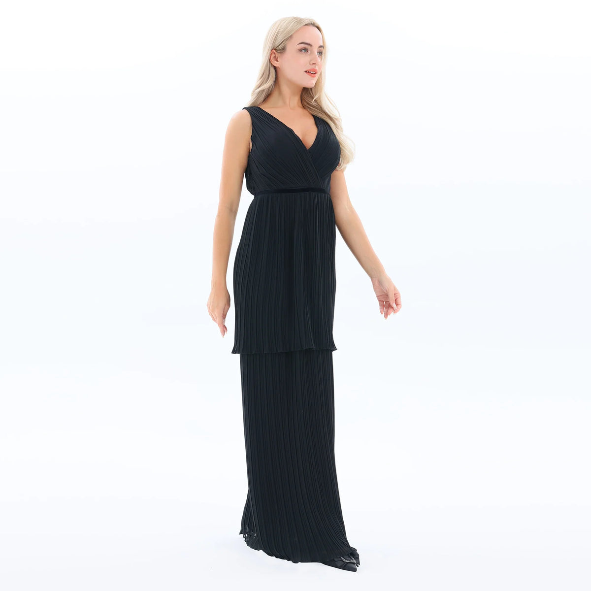 Plain Evening Dress for Women Image
