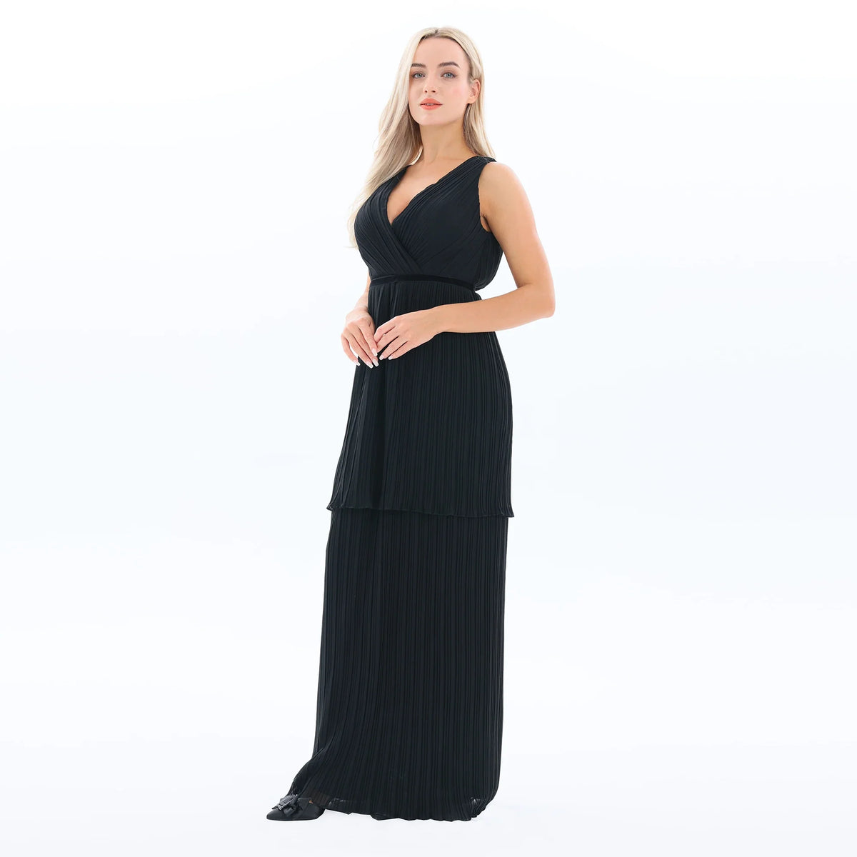 Plain Evening Dress for Women Image