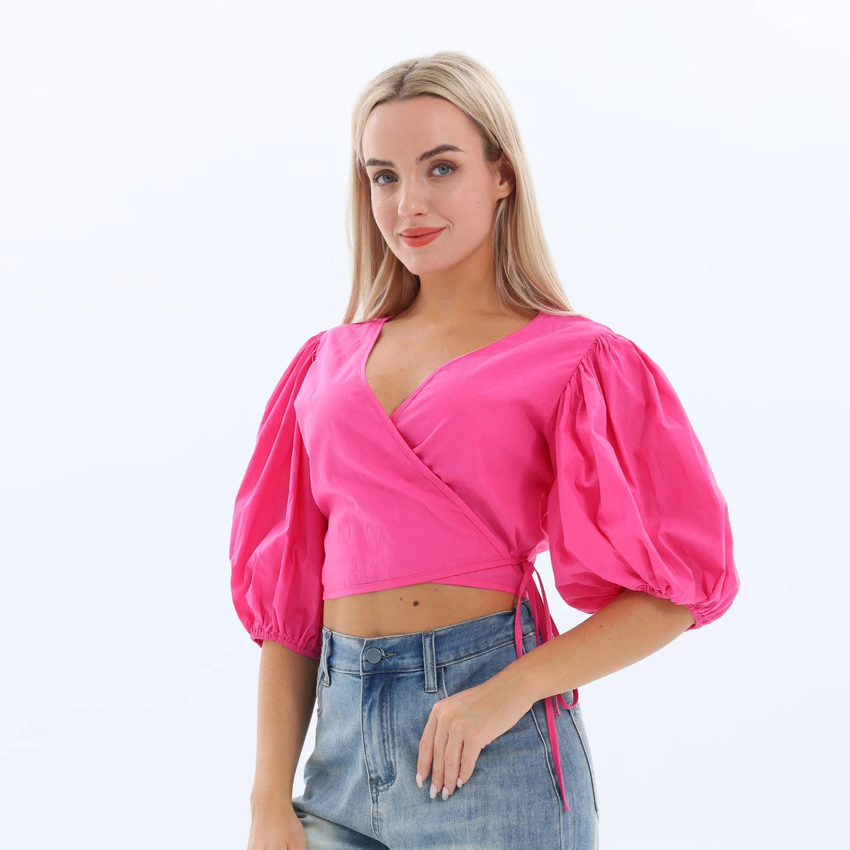 Plain Fashion Blouse for Women Image