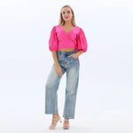Washed Jeans Fashion Pants for Women Image