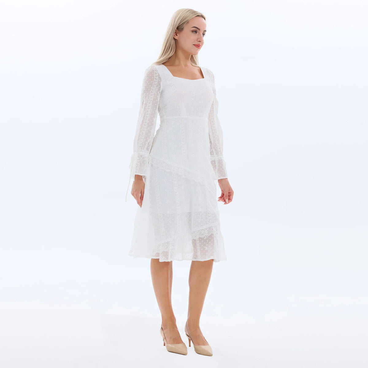 Laced Fashion Dress for Women Image