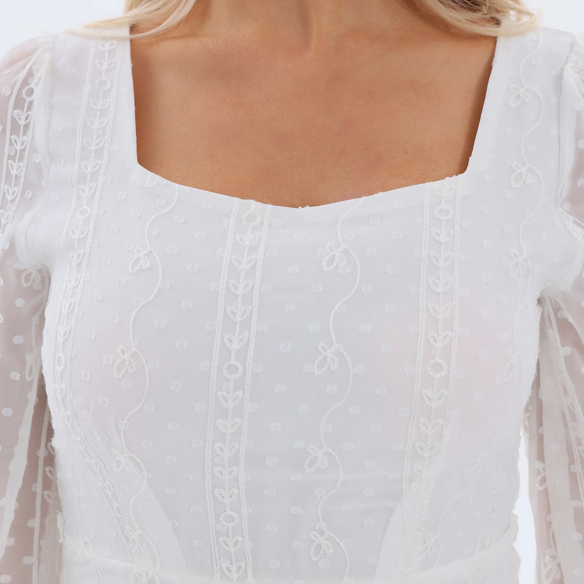 Laced Fashion Dress for Women Image