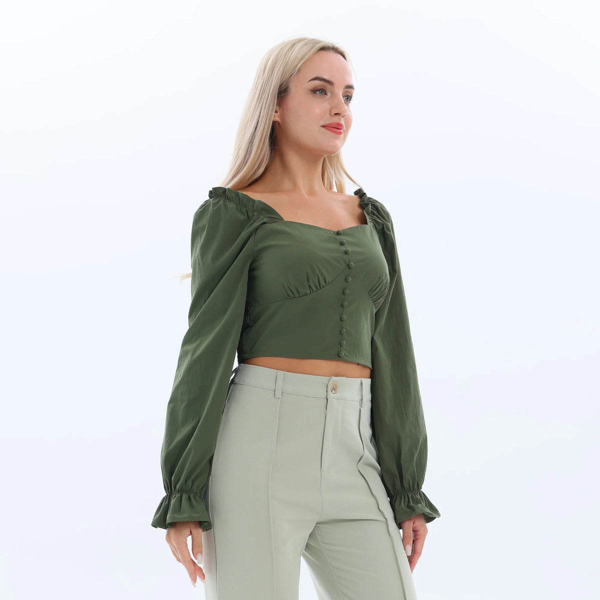 Quilting Fashion Blouse for Women Image
