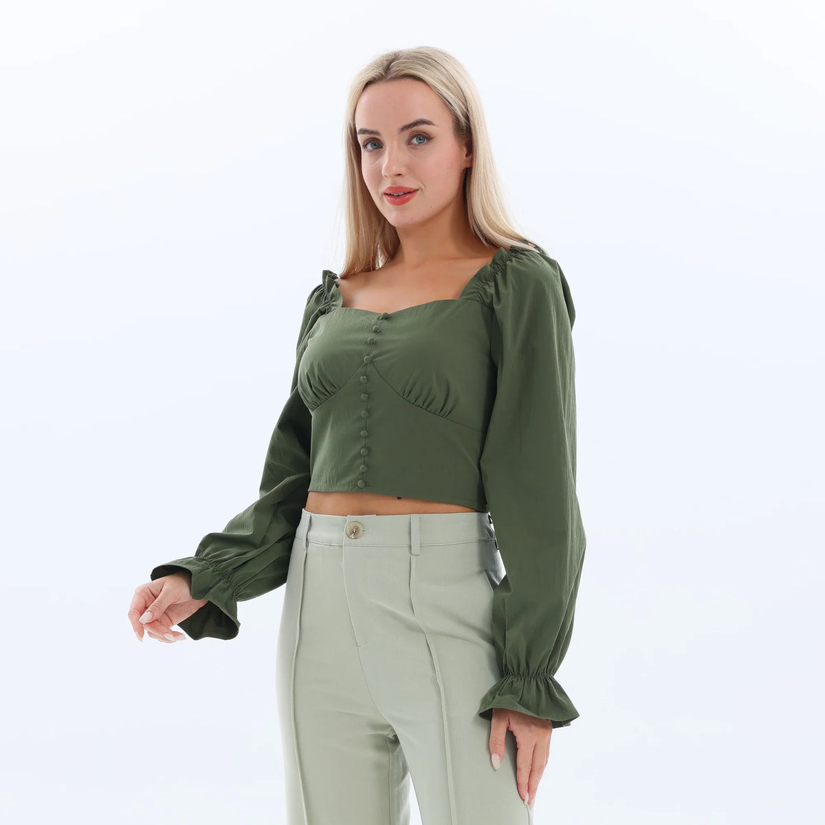 Quilting Fashion Blouse for Women Image