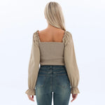 Quilting Fashion Blouse for Women Image