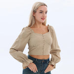 Quilting Fashion Blouse for Women Image