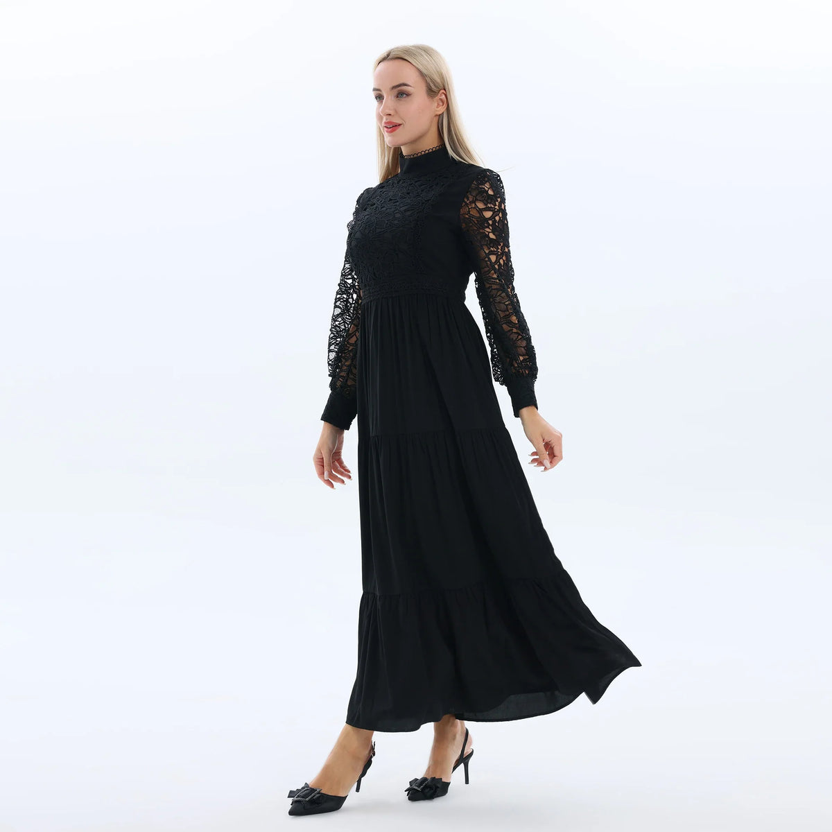 Laced Fashion Dress for Women Image