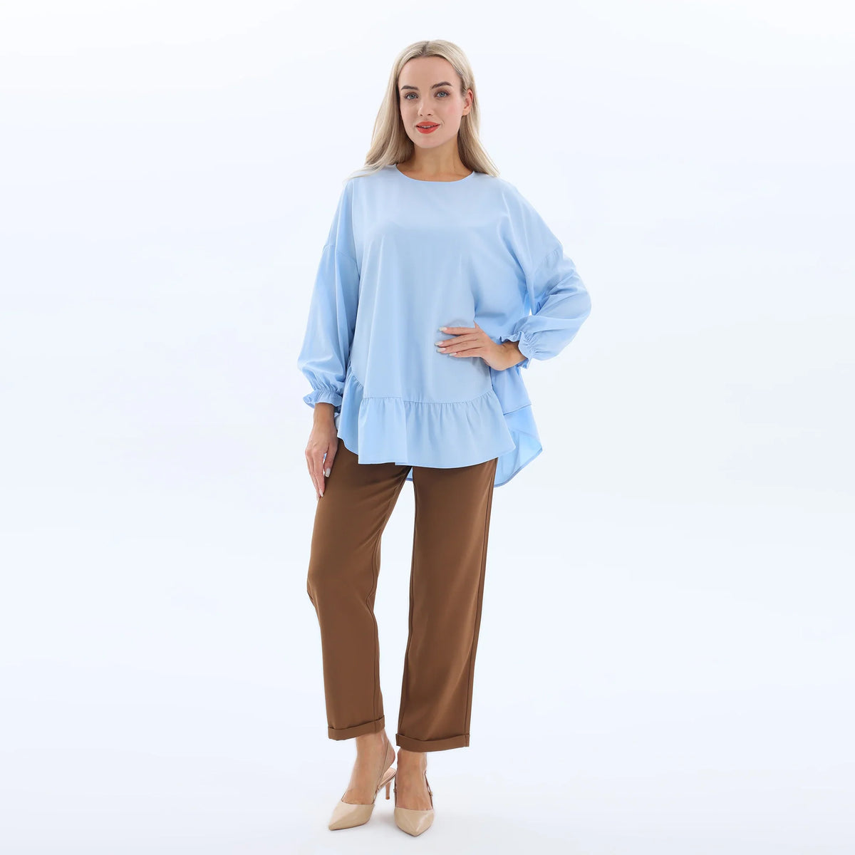 Plain Hijab Pants for Women Image