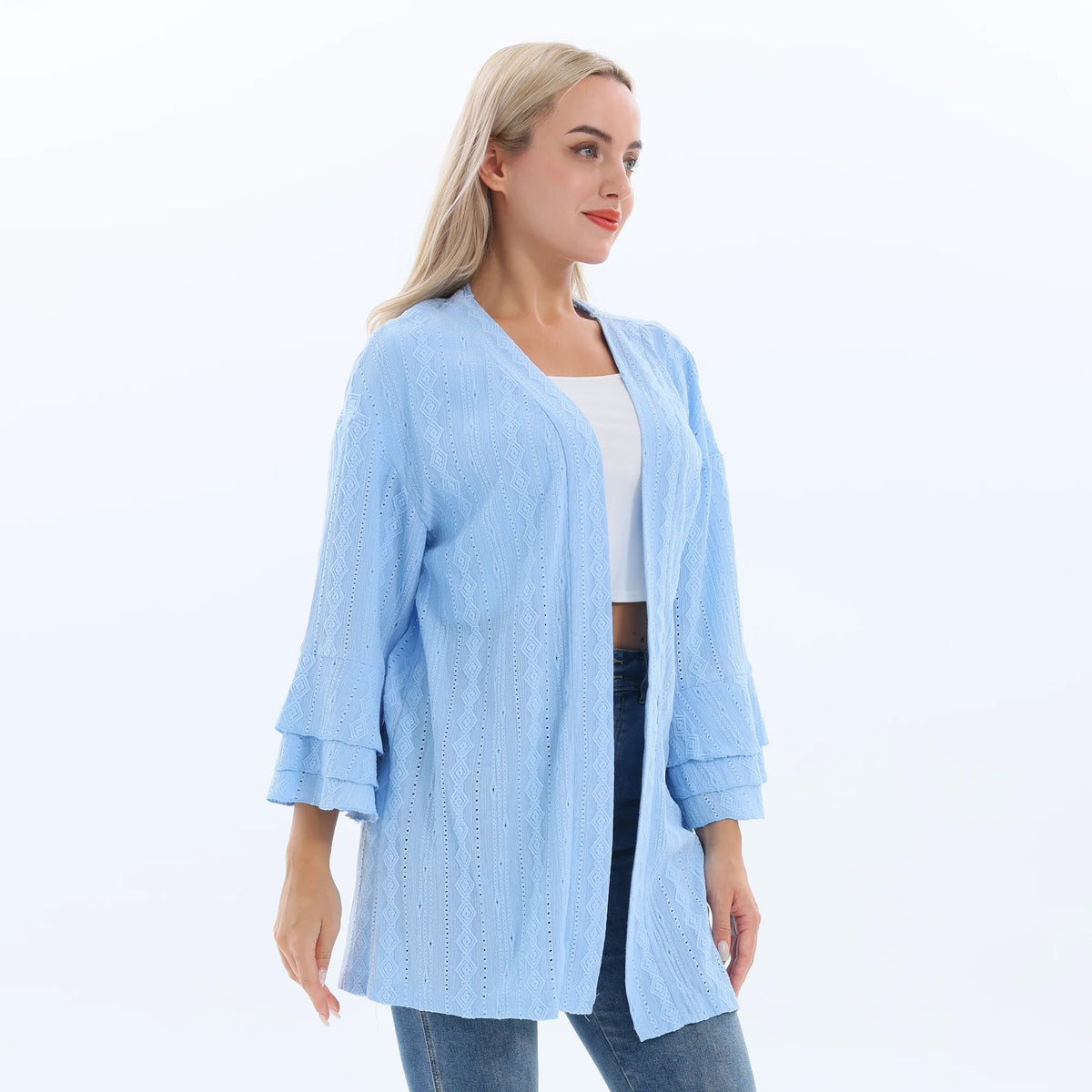 Jacquard Hijab Jacket for Women Image