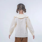 Jacquard Linen Shirt for Girls Image