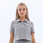 Gray jacket for women Image