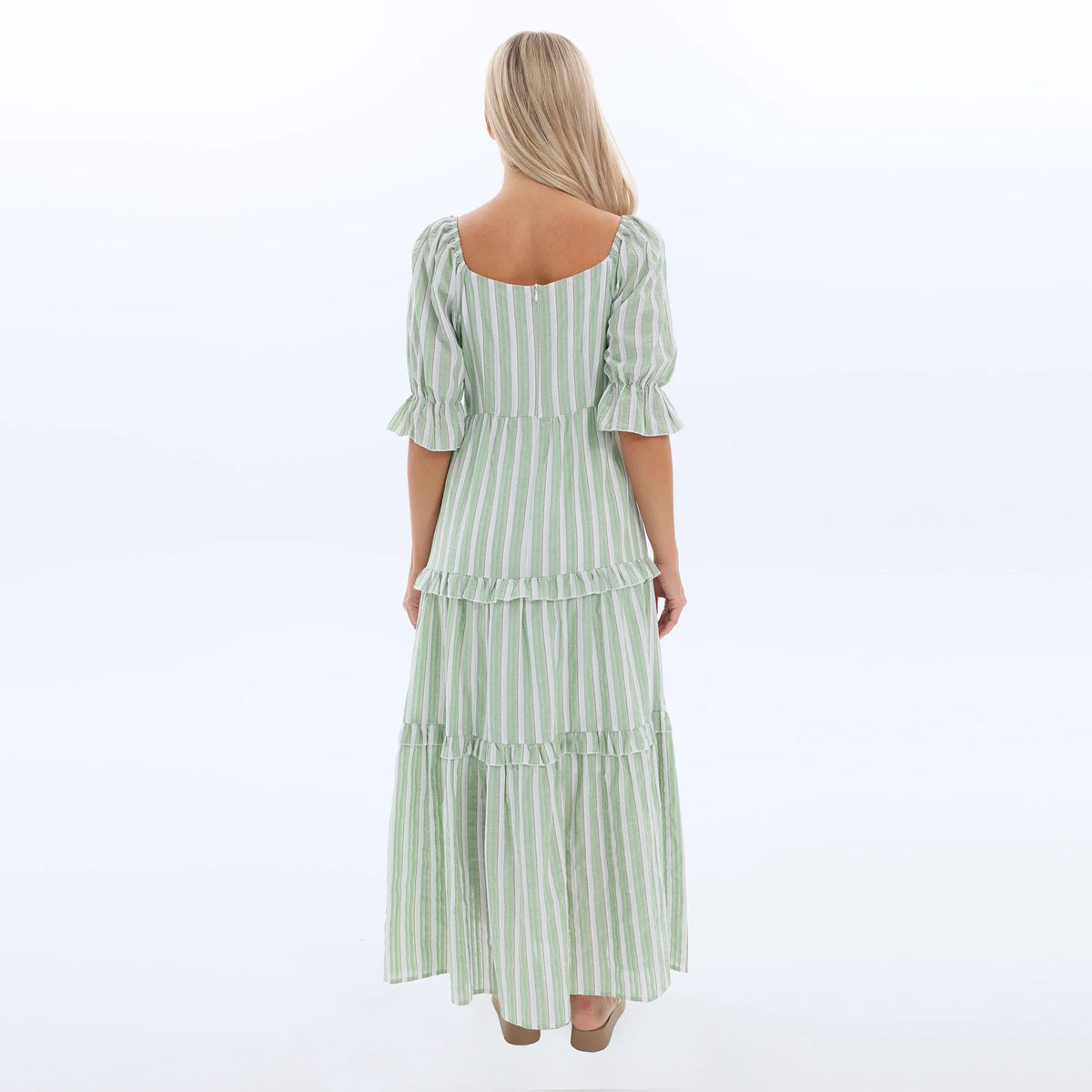 Striped Summer Dress for Women Image