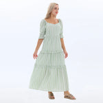 Striped Summer Dress for Women Image