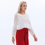 Laced Summer Blouse for Women Image
