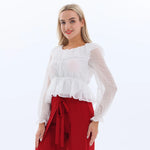 Laced Summer Blouse for Women Image