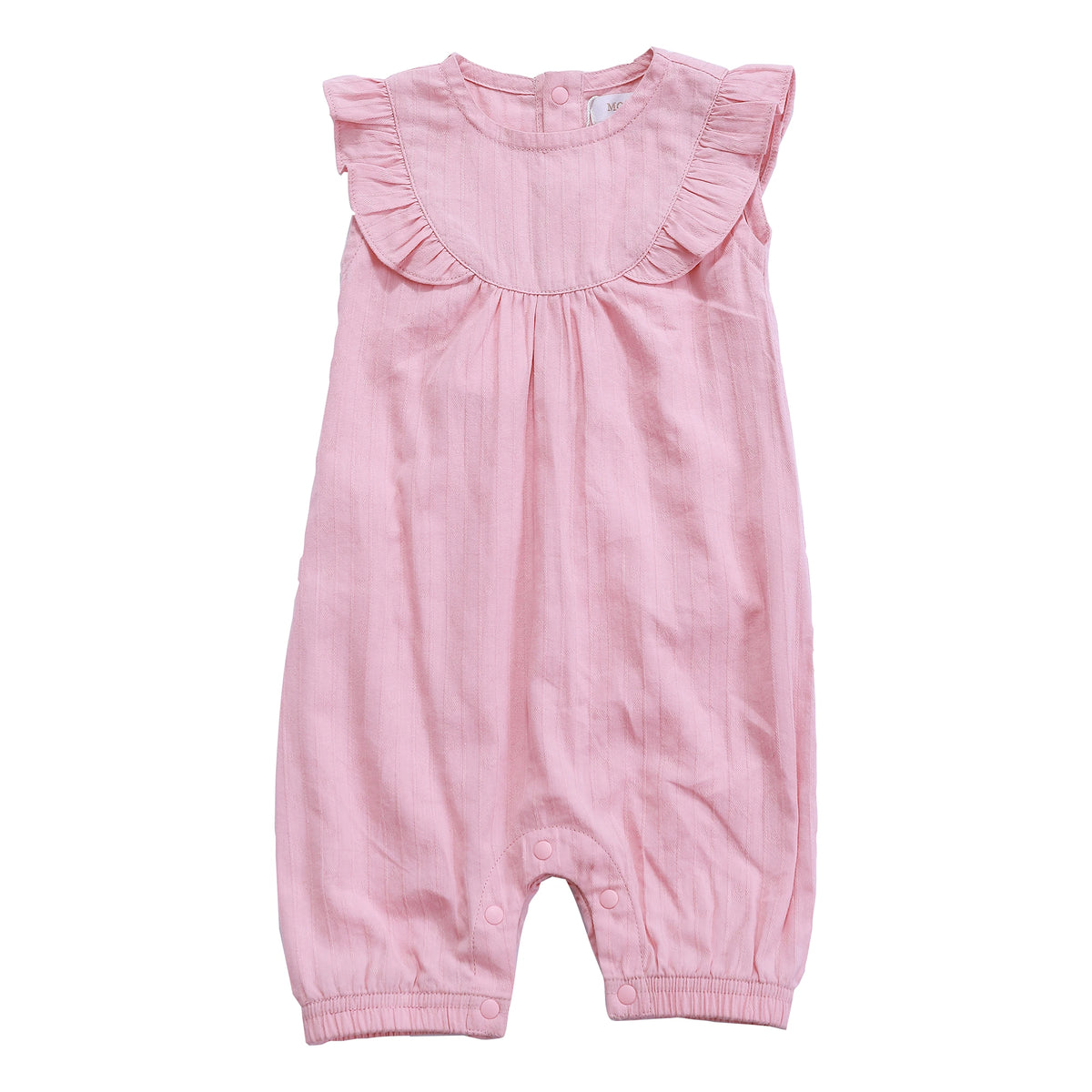 Jacquard Basic Romper For Baby Girl Image