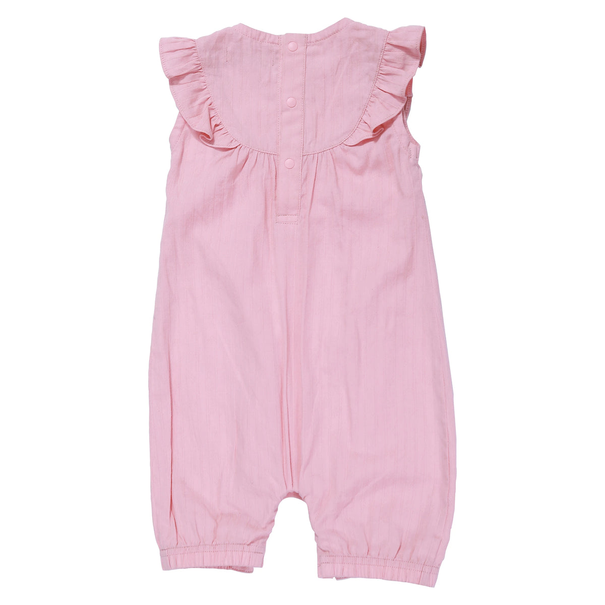 Jacquard Basic Romper For Baby Girl Image