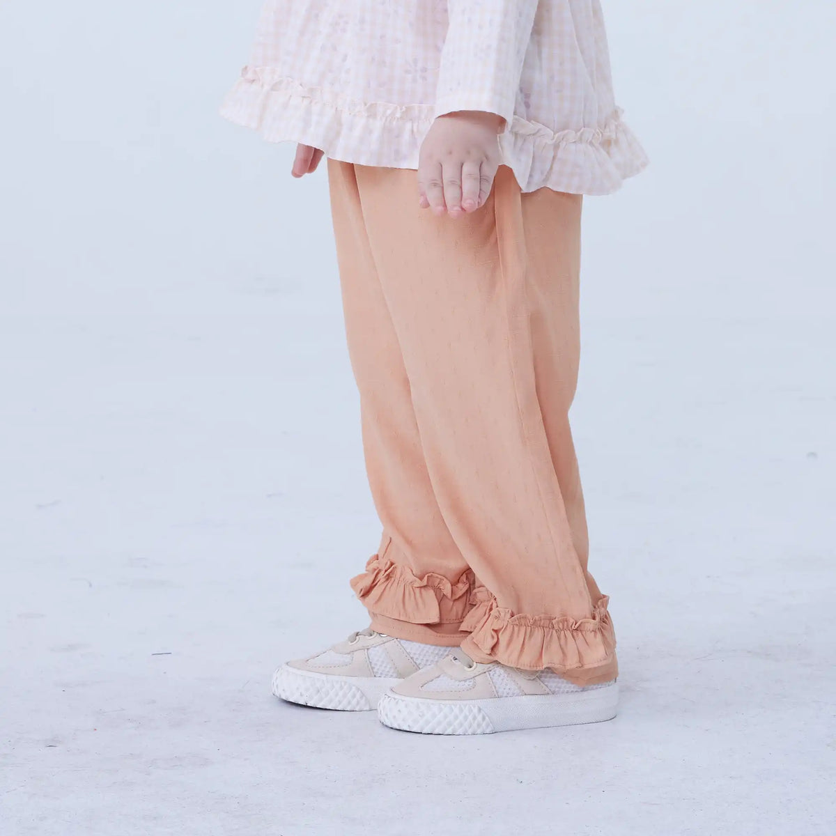 Wide-Leg Linen Pants For Baby Girl Image