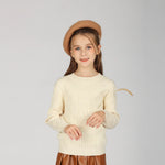 Beige Sweater for Girls Image