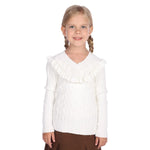 100 | 3Y Off White 100 | 3Y,38.5,50,35,- Sweater for Girls Image