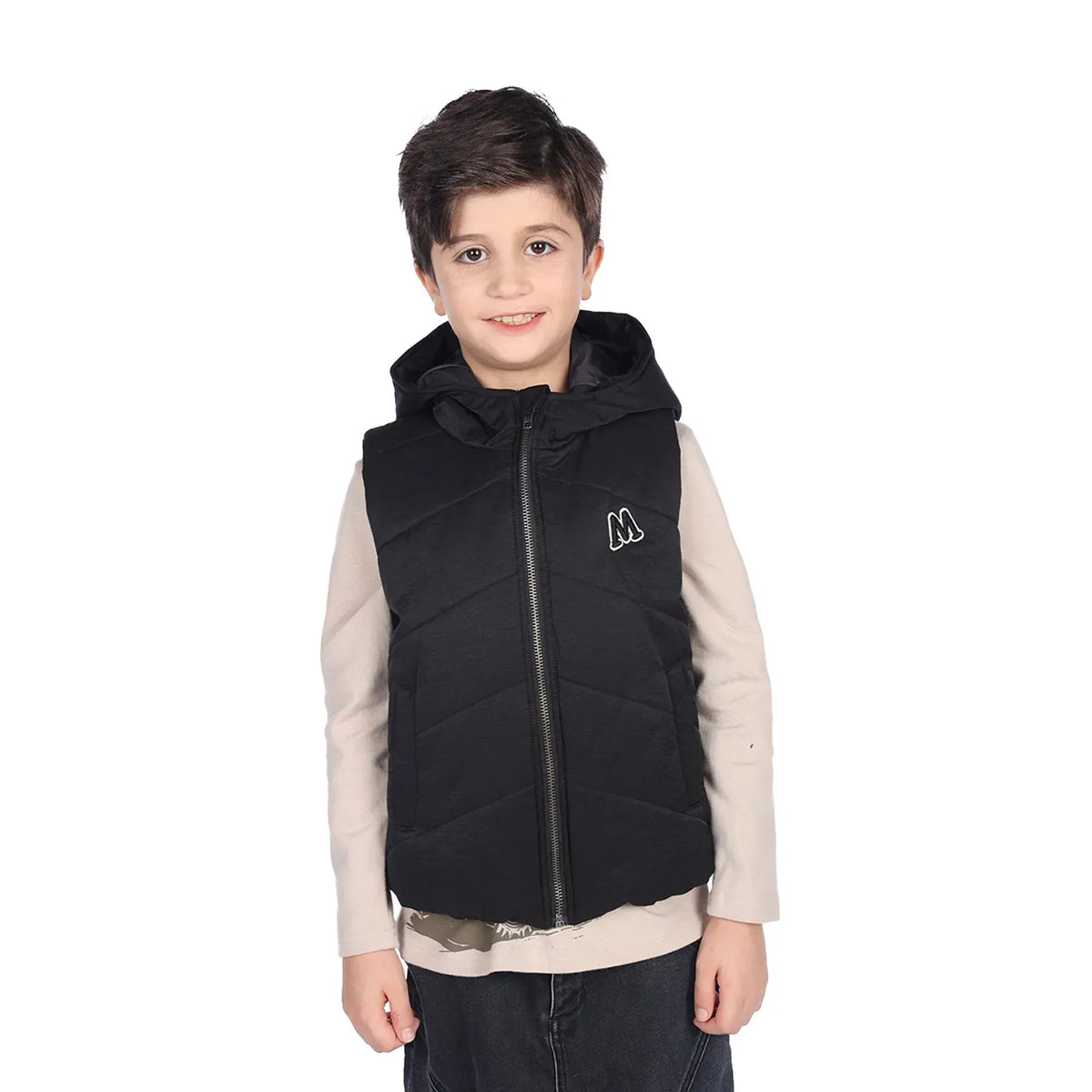 100 | 3Y Black 100 | 3Y,38,71,-,- Waistcoat for Boys Image