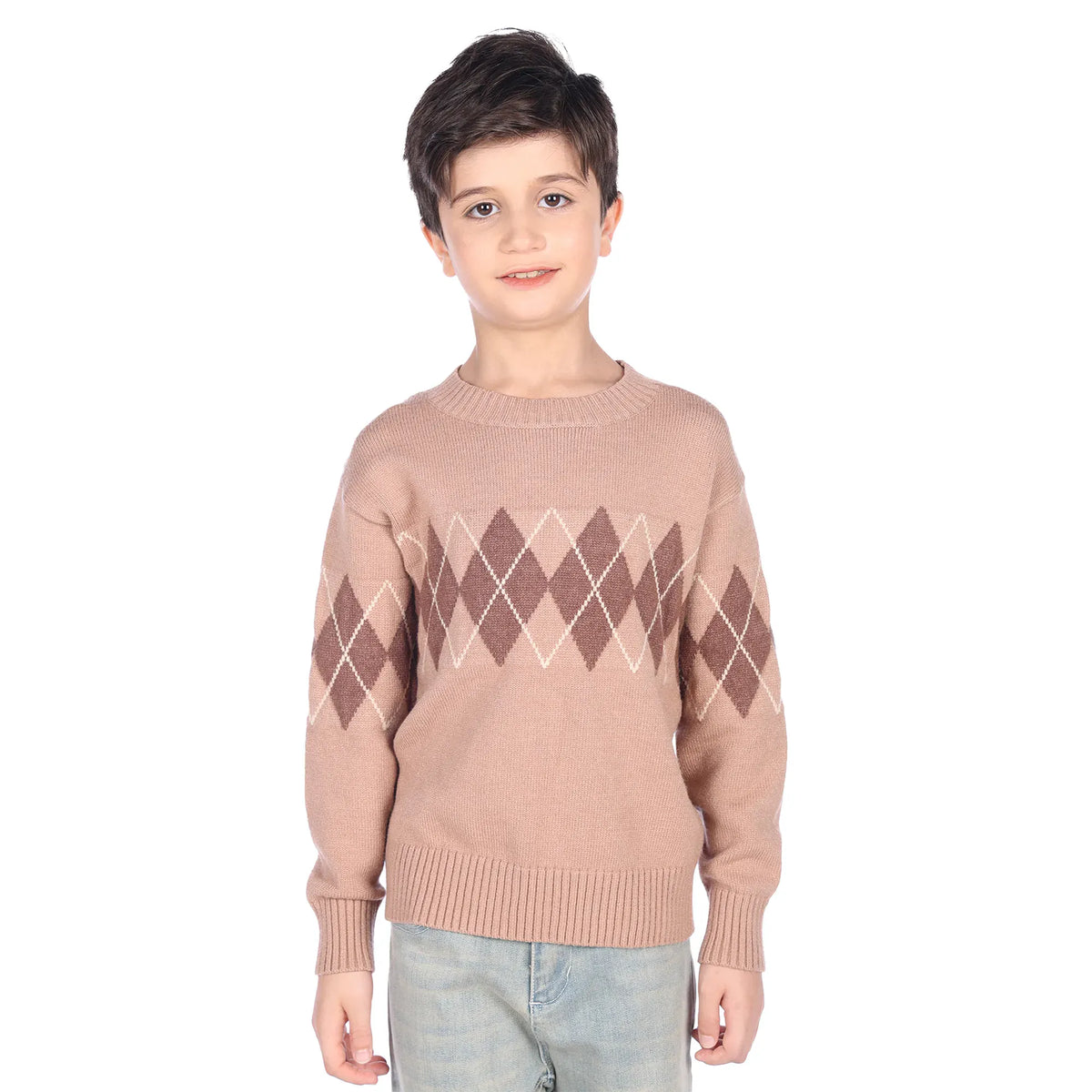 100 | 3Y Beige 100 | 3Y,38,66,32,- Sweater for Boys Image