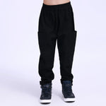 Black Plain Pants for Boys Image