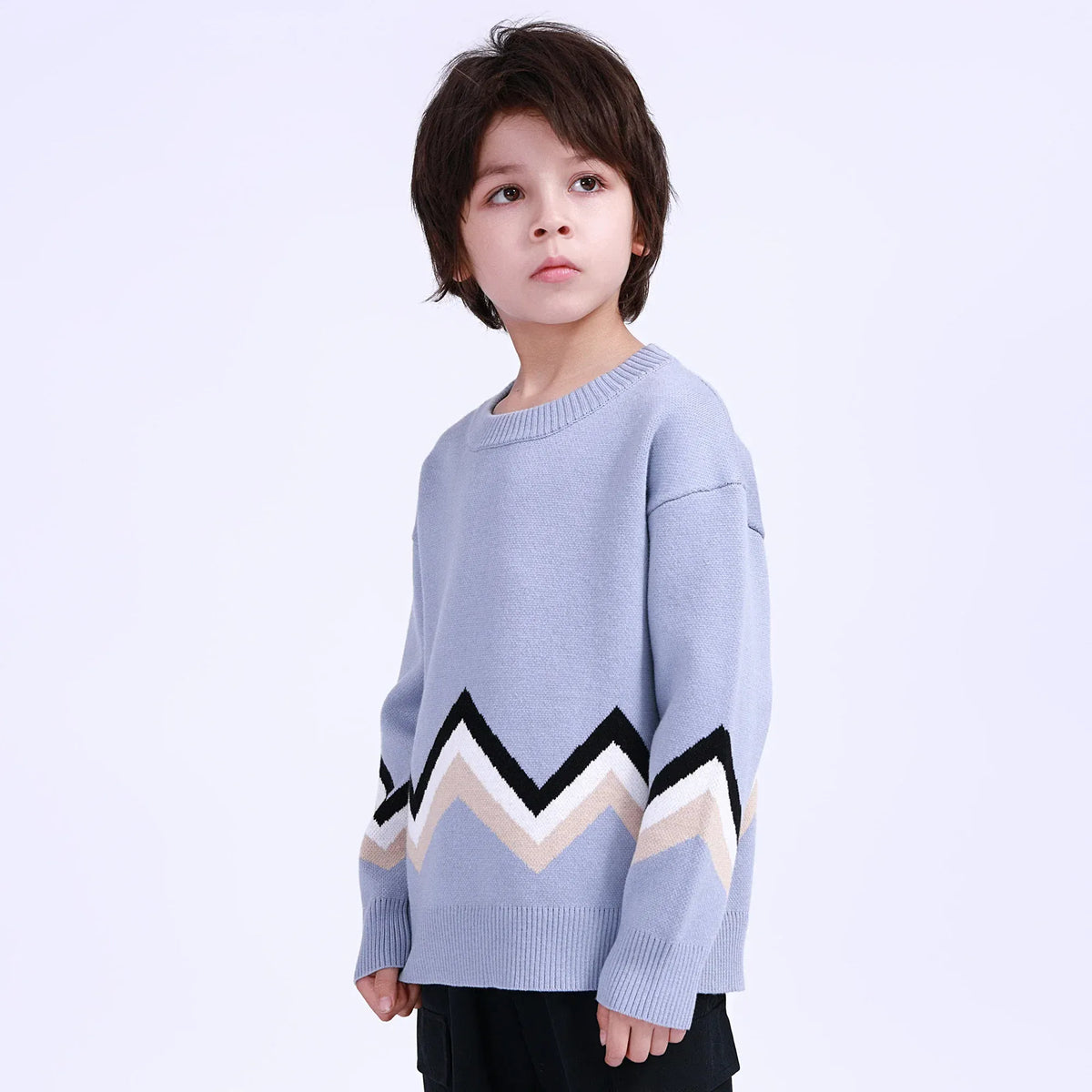 Color-Blocked Sweater for Boys Image