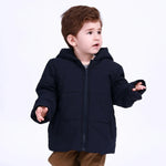 62 | 3-6M Dark Blue 62 | 3-6M,37.5,69,27.5,- Plain Jacket for Baby Boy Image