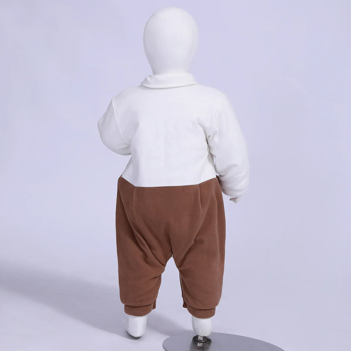 Color-Blocked Romper for Baby Boy Image