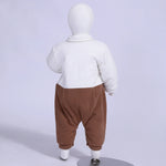 Color-Blocked Romper for Baby Boy Image