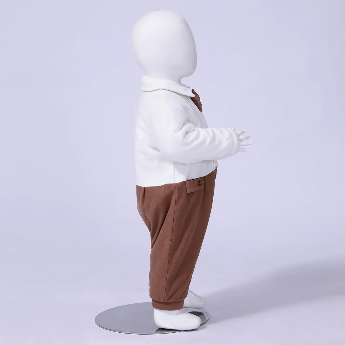 Color-Blocked Romper for Baby Boy Image